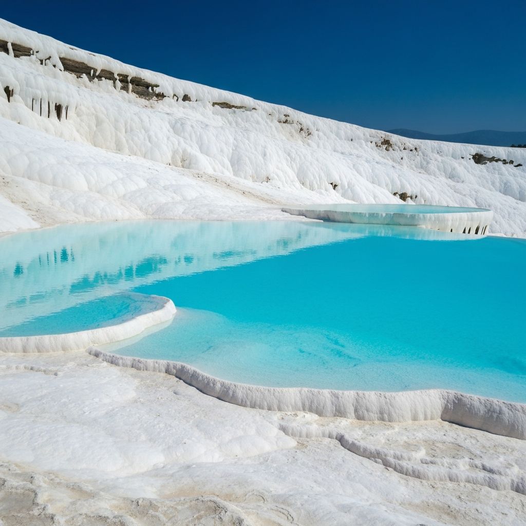 Pamukkale travertine terraces